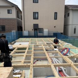 H様邸～基礎・土台敷き